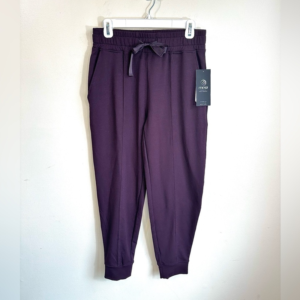 NWT MPG Sport Julie Relaxed Performance Joggers Charisma Purple Size Small - Picture 15 of 16